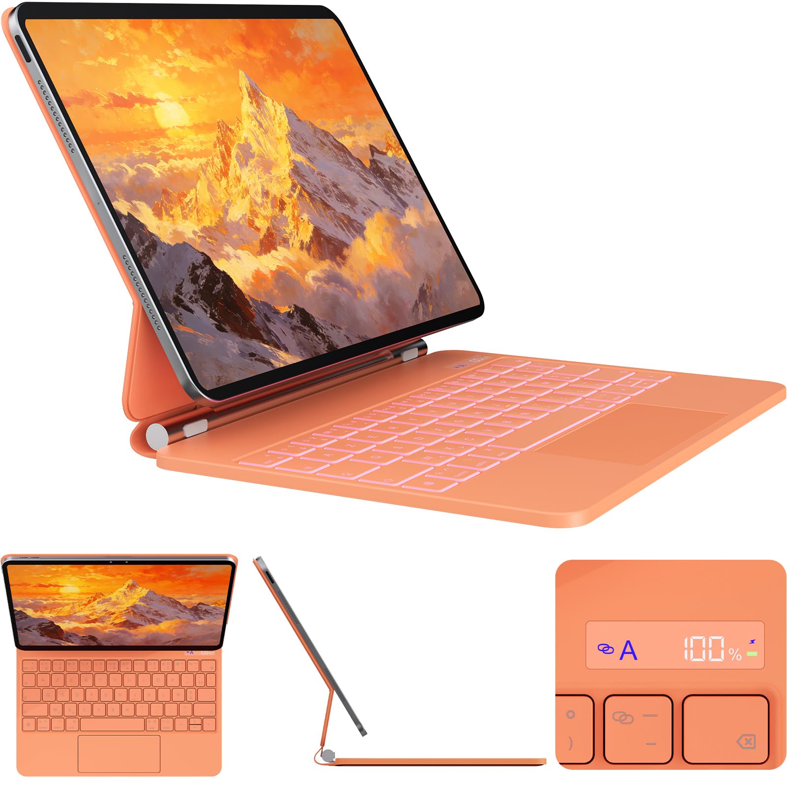 Amazon.co.jp: iPad A16 第11世代/第10世代用 磁気キーボードケース